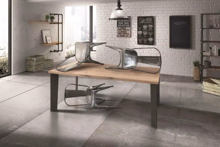 Tavolo SCANSANO rovere impiallacciato sp. 4 cm 180×90 cm