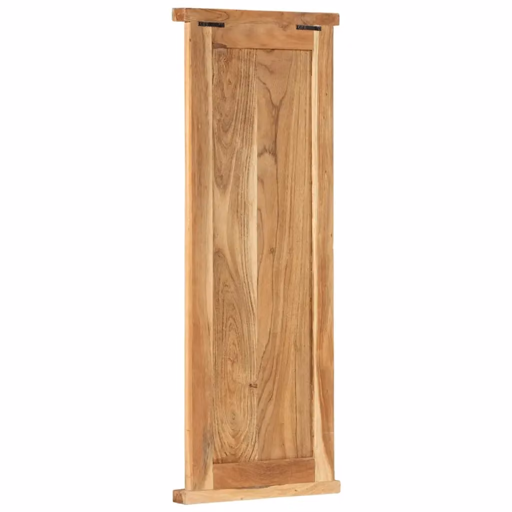 Set di 2 Appendiabiti vidaXL in Legno di Acacia Marrone Antico con Ganci Distribuiti L: 38 cm, H: 100 cm – 2