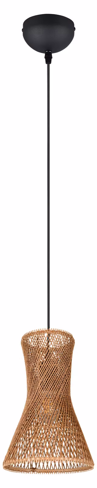 Lampada a sospensione Reality Bijou E27 in metallo nero