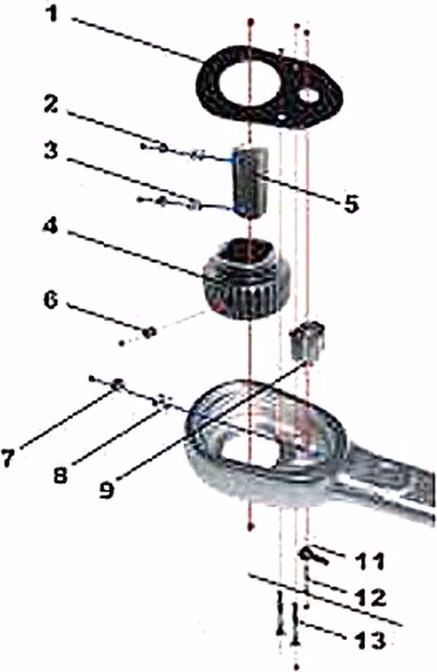 Kit di riparazione chiave dinamometrica JMP 1/4