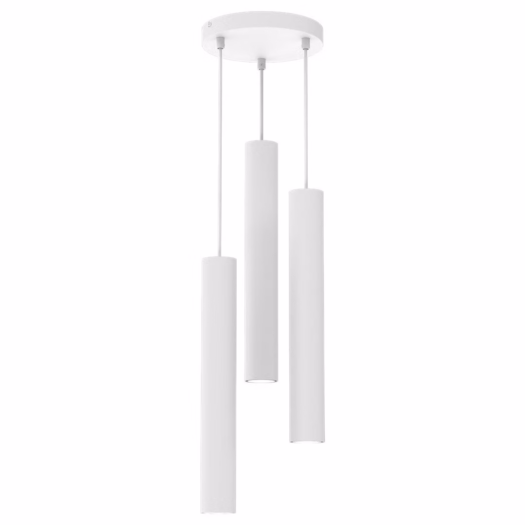 Hudson White 3Xgu10 luce a sospensione plafoniera lampada a soffitto luce a sospensione