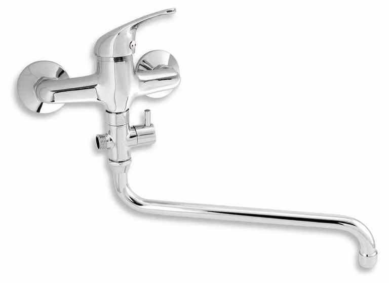 Mixer da pannello senza accessori 150mm Titania IRIS chro