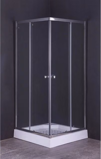 Box doccia cristallo 80 x 80 cm H 185
