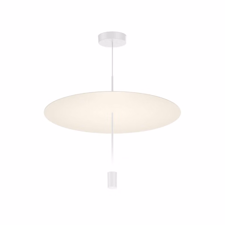 Wever & Ducré Lighting Lampada a sospensione Shedda, dimmerabile, Crema / Ambra, Soggiorno / Sala da pranzo, Alluminio, Moderno, Lampada a sospensione