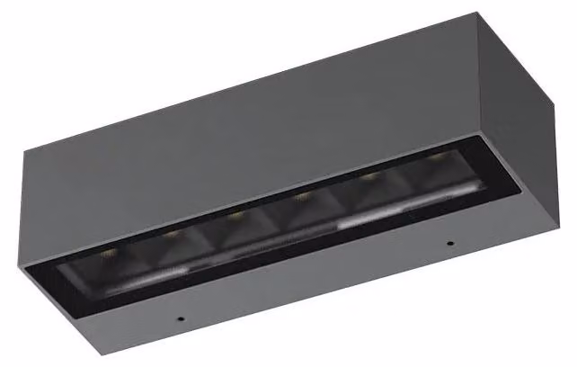 Redo Outdoor AROOS – š20,5 v6 cm 7,5 W – grigio scuro, 2700K