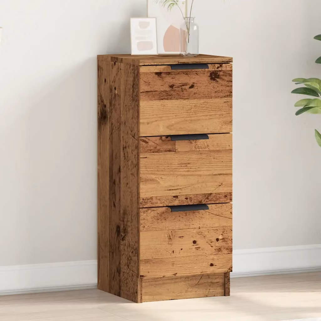 Credenza vidaXL in legno multistrato marrone stile classico, sospesa, L/P/H: 30 x 30 x 70 cm