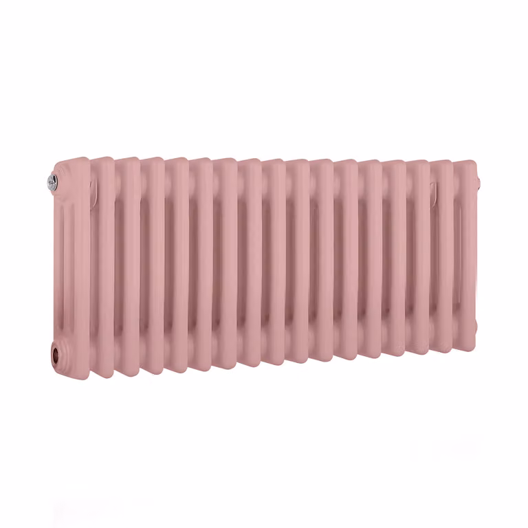 Radiatore Orizzontale a Colonne (3 Colonne) 300mm x 785mm - Rosa (Camellia Rosa) - Regent