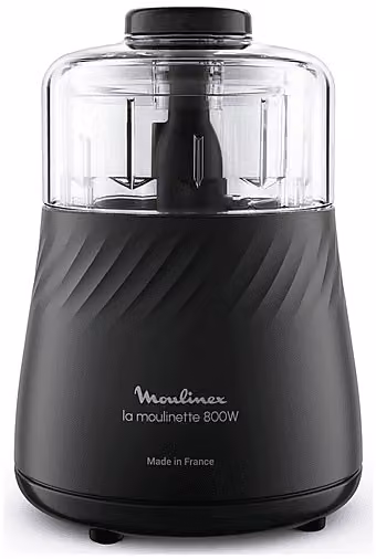 Tritatutto elettrico Moulinex La Moulinette Eco Black DP710810 con potenza di 800W e capacità di 500ml