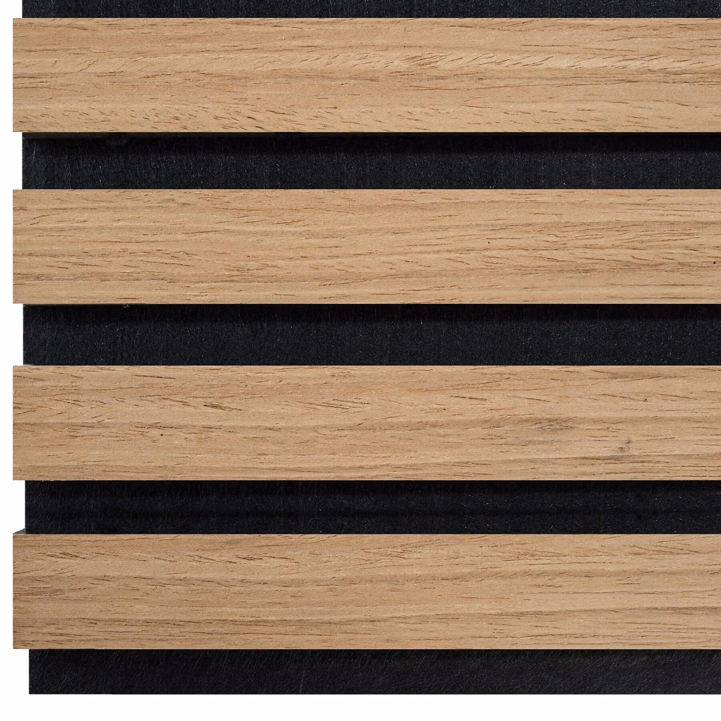 Pannelli acustici Sonic Wall II tectake in feltro effetto legno marrone L: 110.0 cm, H: 50.0 cm, P: 1.8 cm – 3