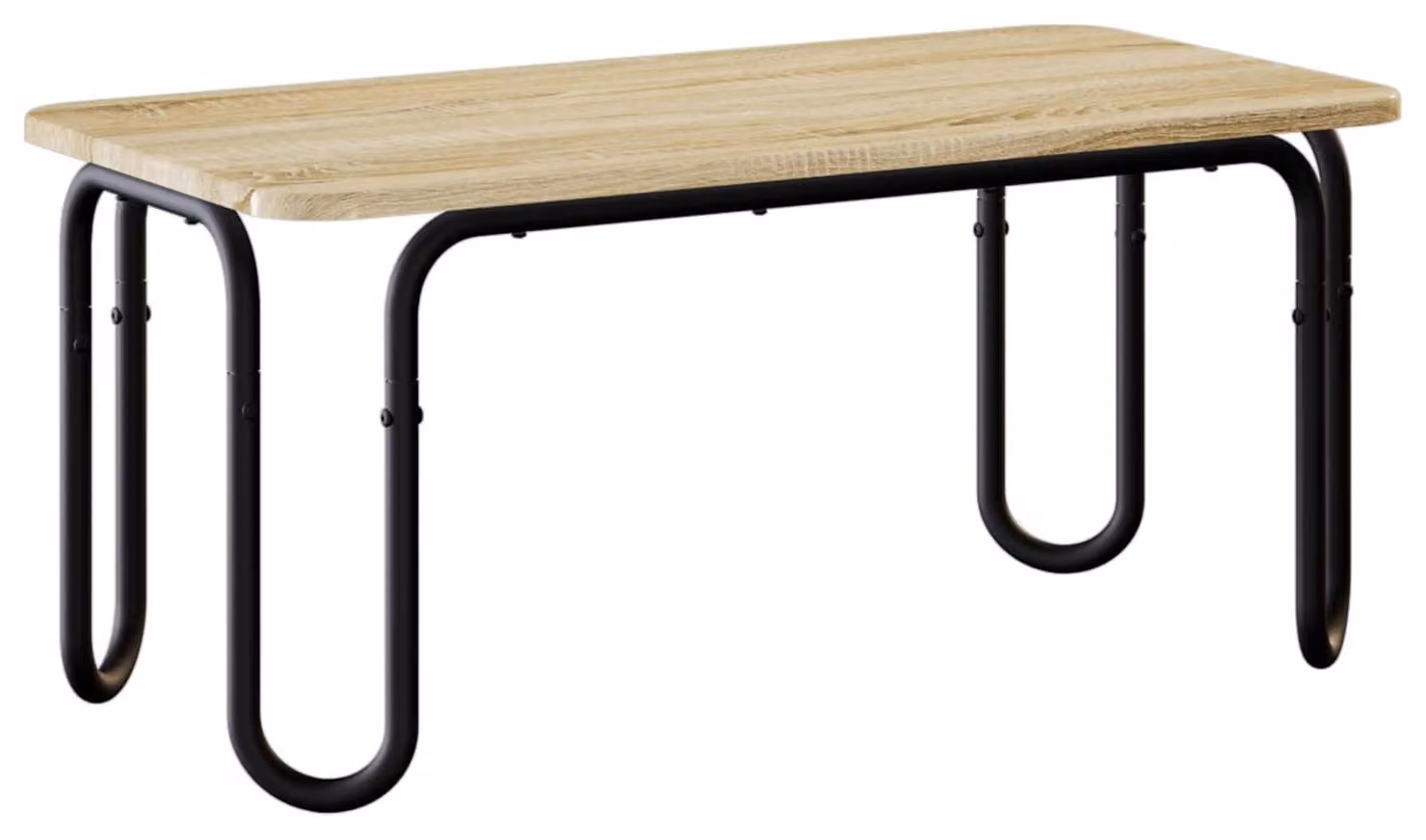Tavolino da caffè in legno effetto Sonoma, dimensioni 100 x 50 x 45 cm