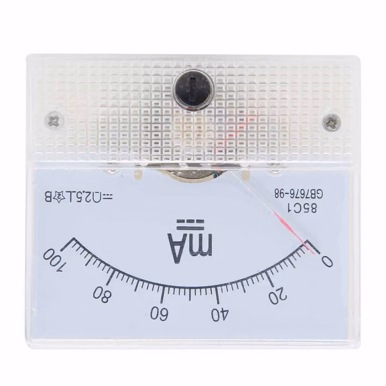 85C1 Puntatore DC 0~100MA Amperometro DC Misuratore di corrente