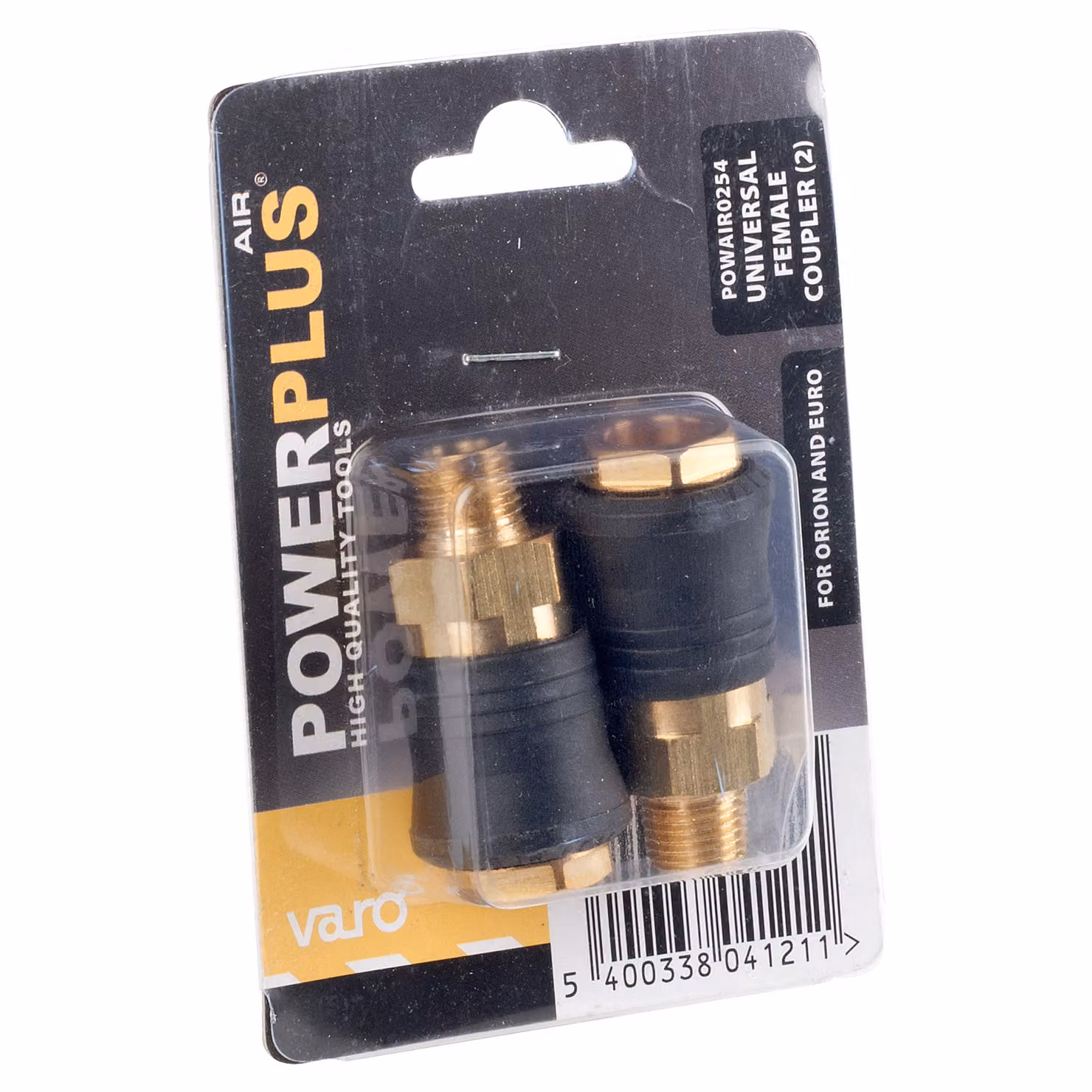 Attacchi rapidi universali per aria compressa Powerplus - filettatura esterna da 1/4" 54 mm