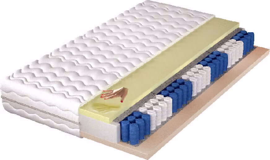Comodo materasso bifacciale con profilatura a zone Arsen, 80 x 200