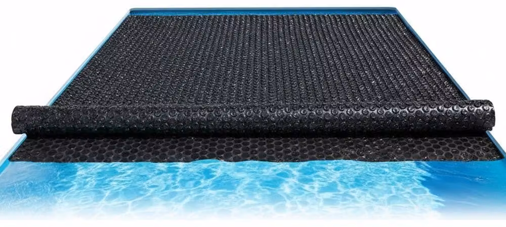 Mucola liner per piscina telo solare riscaldamento piscina telo solare riscaldamento calore piscina da incasso piscine piscine a montaggio rapido piscina parete in acciaio - nero 600x400cm