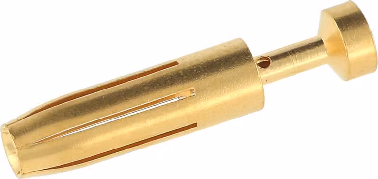 Connettore a crimpare HARTING E-Crimpkontakt, connettore femmina (F), sezione del cavo da 0,14 mm² a 0,37 mm², AWG26 - AWG22, placcato in oro, 1 pezzo. Materiale: lega di rame