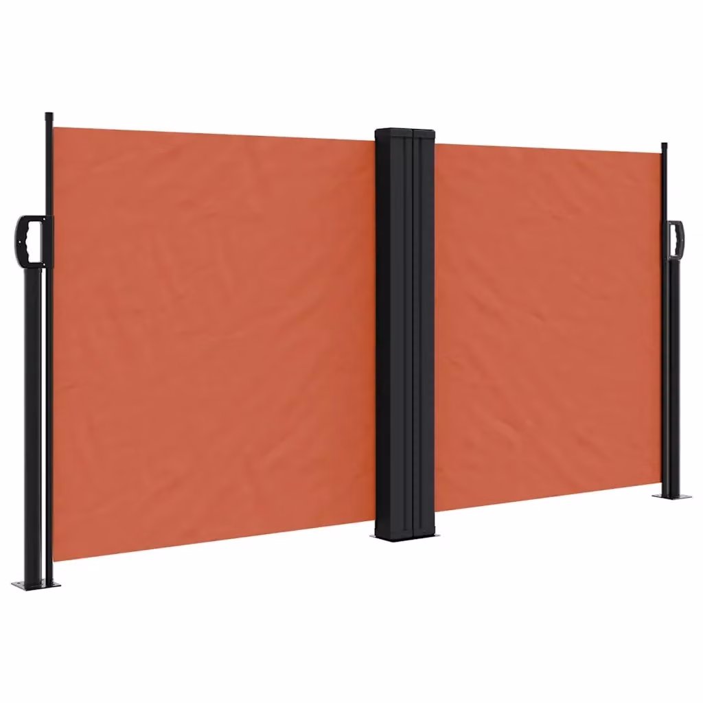 Tenda da sole laterale retrattile DESIGN IN color terracotta in poliestere con struttura in acciaio, L: 1000 cm, H: 120 cm – 2