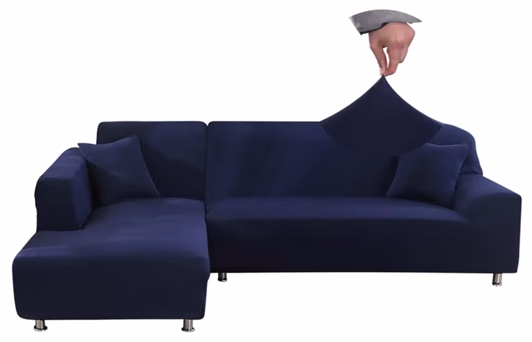 Copertura per divano angolare, lavabile ed elastica