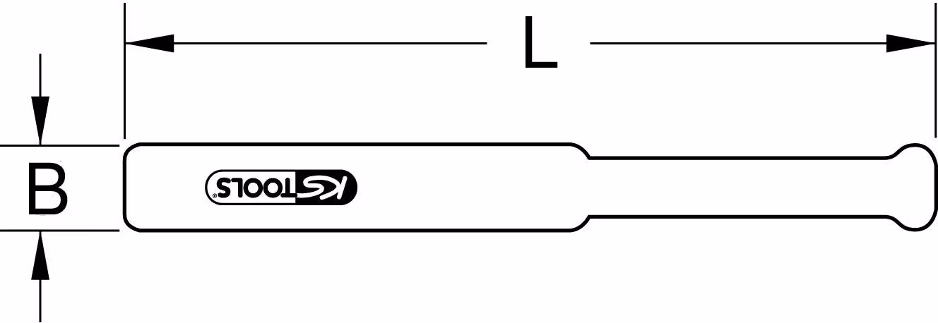 KS TOOLS Cuneo espandibile in plastica 20x170 mm - 117.1669