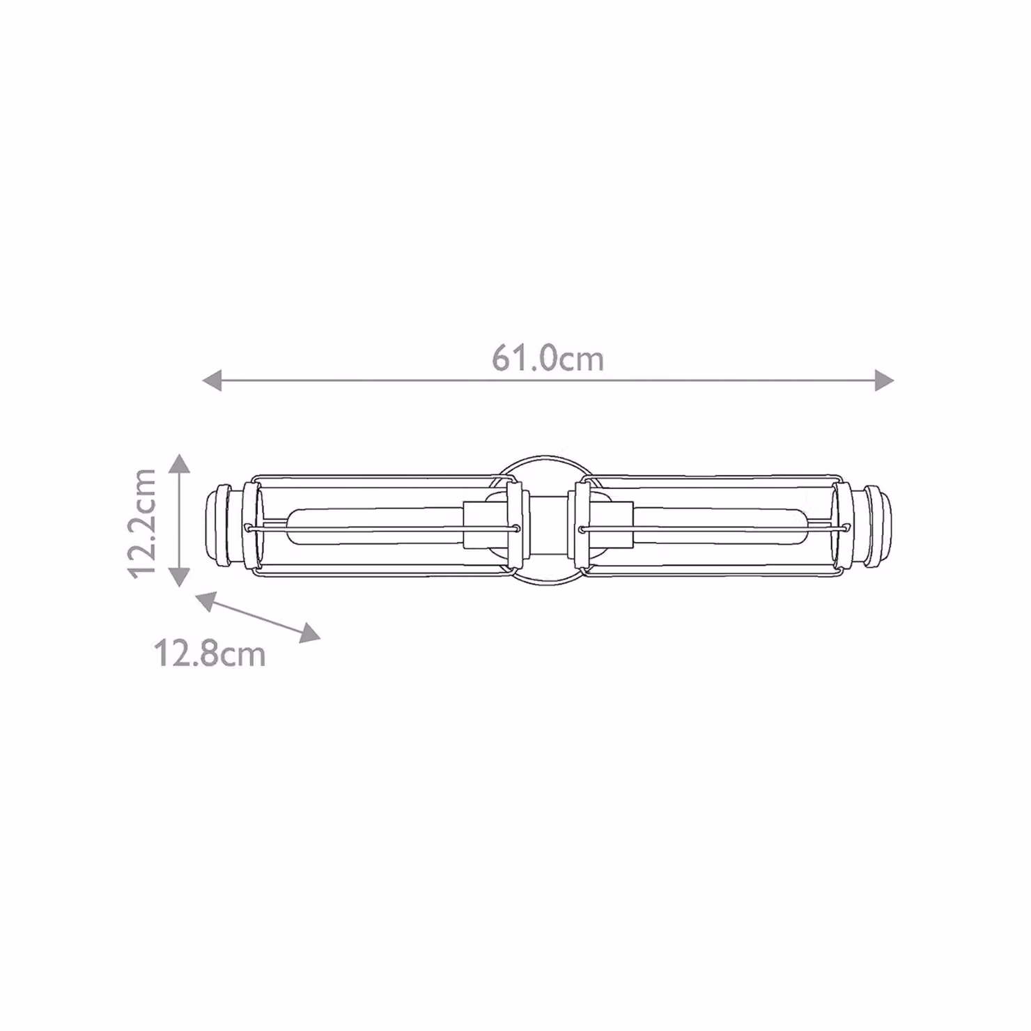 HINKLEY Applique da parete Masthead, dimmerabile, Chiaro / Trasparente, Bagno, Metallo, Moderno, Applique