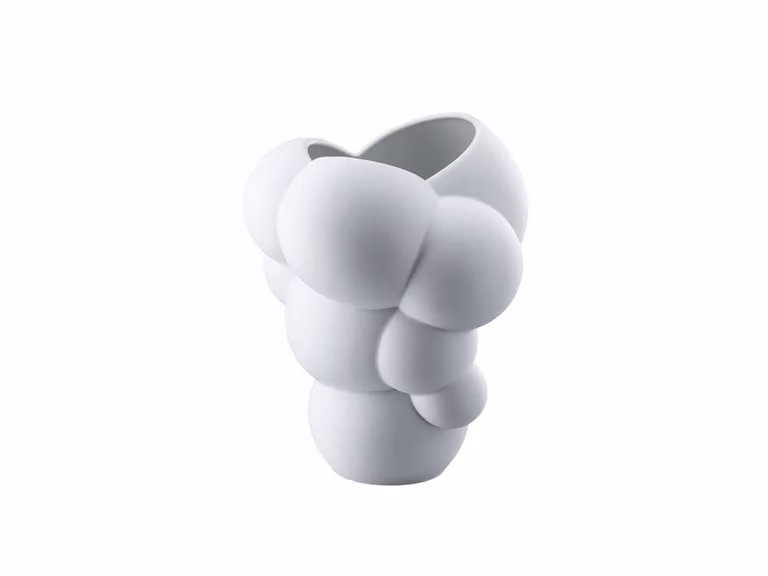 Skum Weiss Matt Vaso H. 26 cm