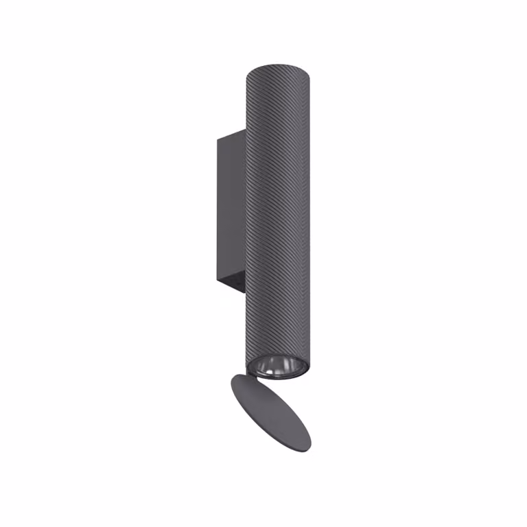 Flos - Flauta Spiga 1 Dimmable DALI - Lampada da parete o soffitto da esterno - Antracite