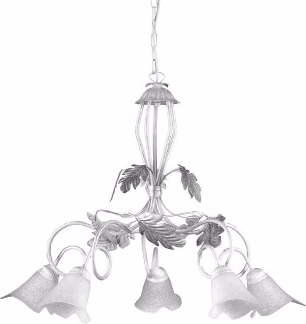 Lampadario 5 luci Marilena