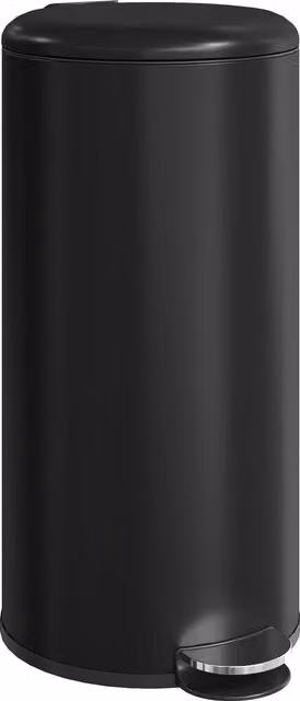 Pattumiera a pedale HOMCOM con coperchio soft close e secchio interno rimovibile, Nero, L 36 cm x P 30 cm x H 63,5 cm – 1