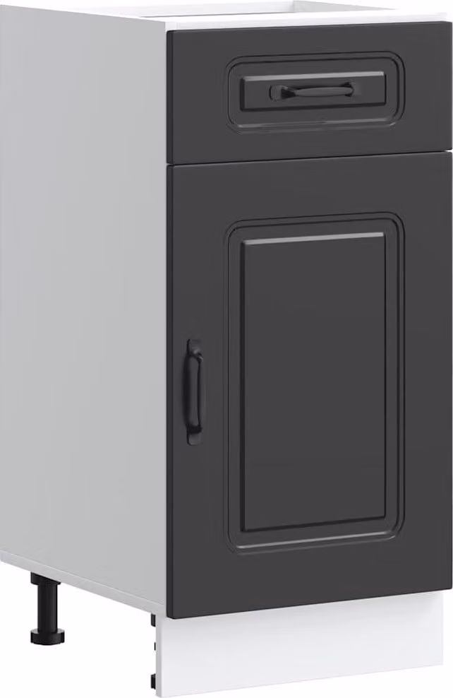 Base da Cucina Kalmar Nero in Legno Multistrato
