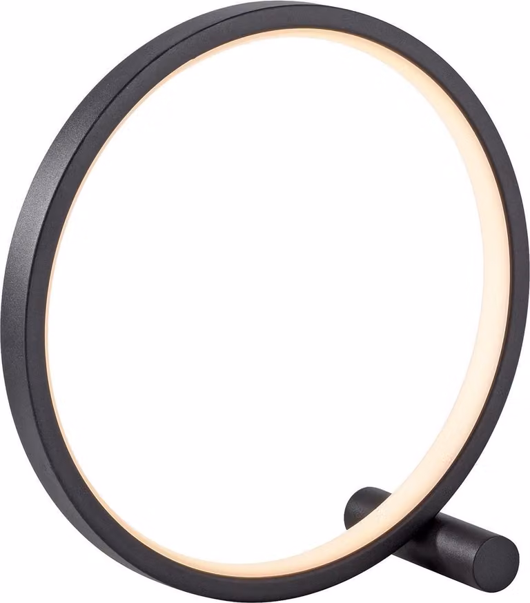 Lampada da tavolo a LED - H 25,5 cm - Nero - Metallo