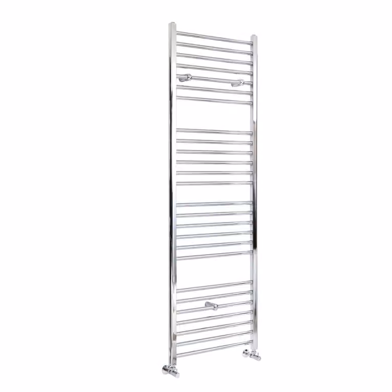 Scaldasalviette di Design Cromato - Termoarredo Bagno Piatto - 1800 x 400mm - 395W - Kent