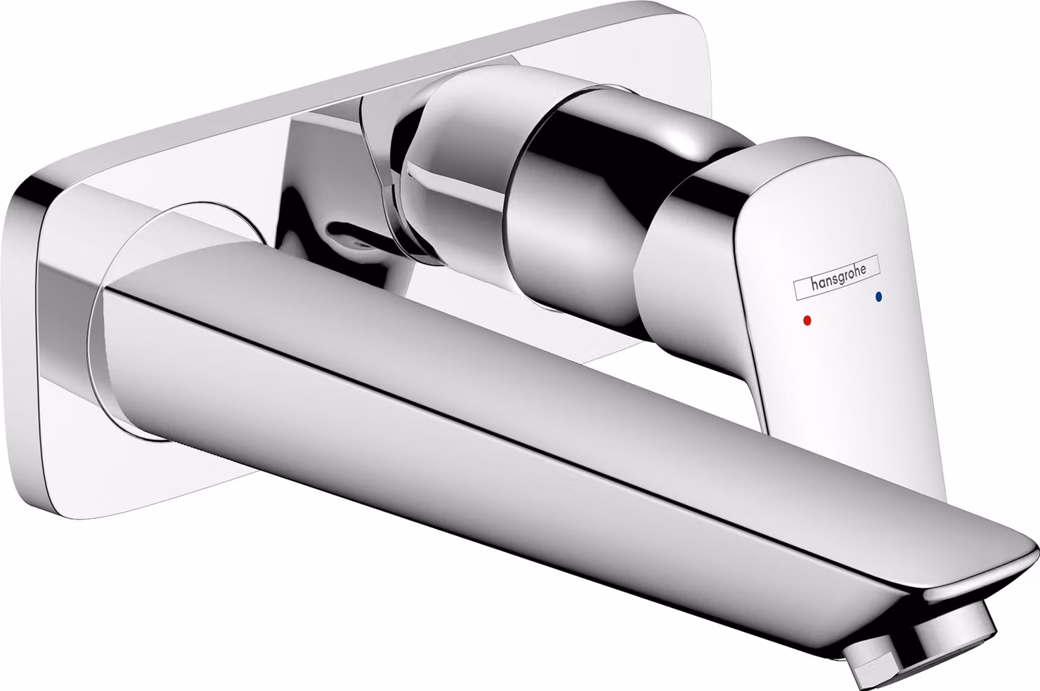 Miscelatore lavabo hansgrohe Logis EH per montaggio a parete con bocca di erogazione 19,5 cm, cromato, 1 pz.