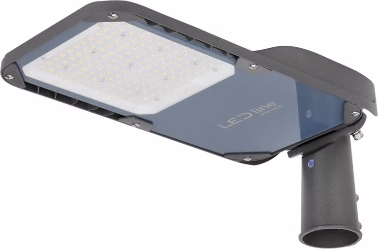 LED line PRIME CAMINO Lampione stradale 100W 14000lm IP66 grigio IK08 Lampada industriale 220-277V CCT 3000-5700K