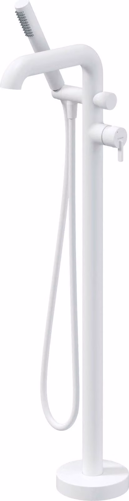 Freestanding bathtub mixer with shower set