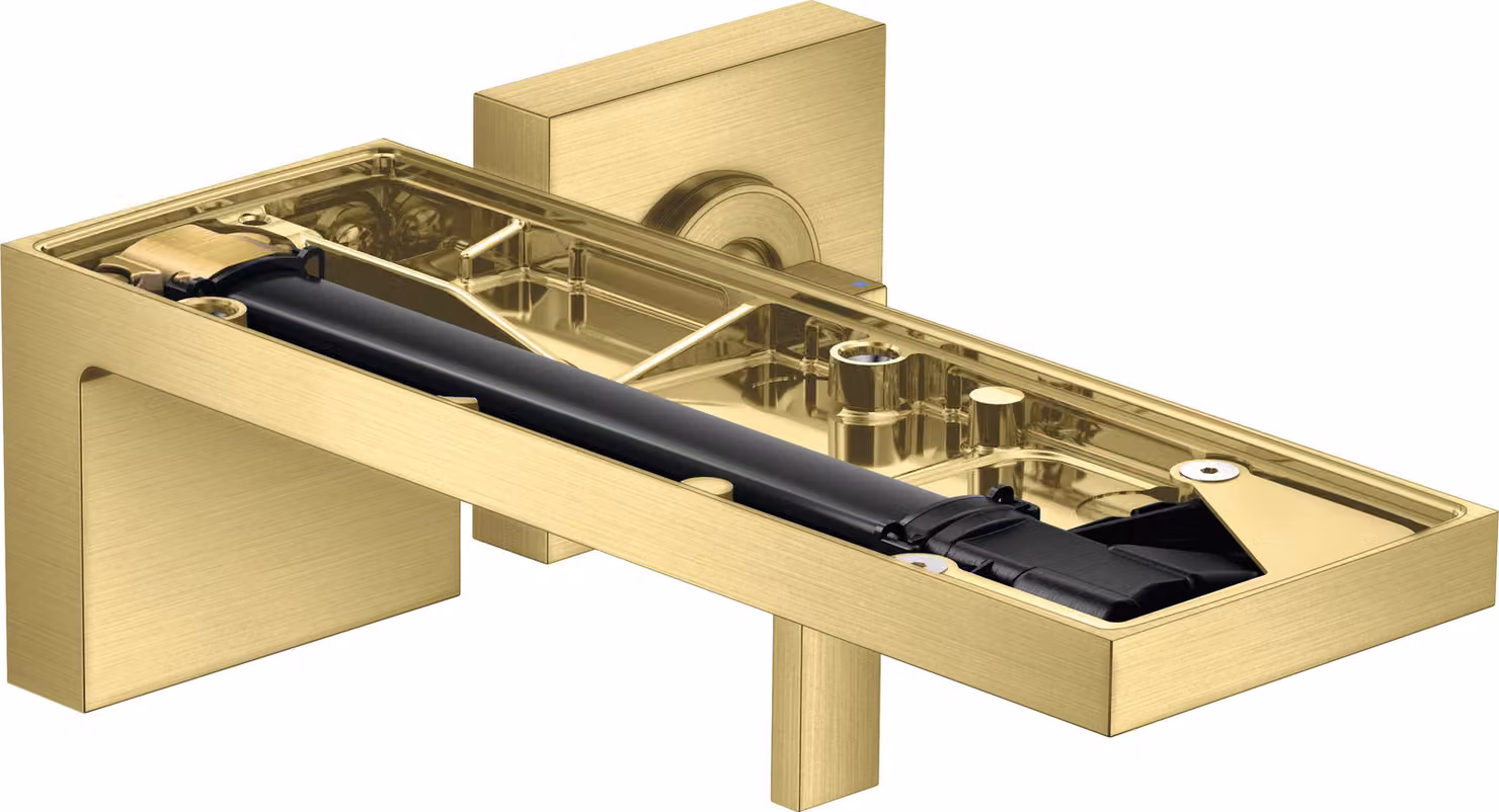 hansgrohe AXOR MyEdition Mitigeur monocommande de lavabo encastré pour montage mural, bec 221 mm, sans plaque, 47062950, 47062950