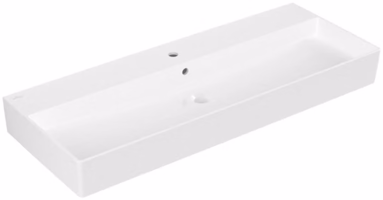 Villeroy & Boch Memento 2.0 lavabo mural, 1 trou pour robinet, avec trop-plein, non poncé, 1200x470mm, 4A22C5R1, 4A22C5R1