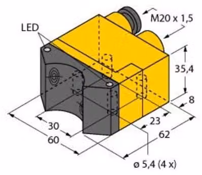 Sensore Turck NI4-DSU35TC-2AP4X2 1569902