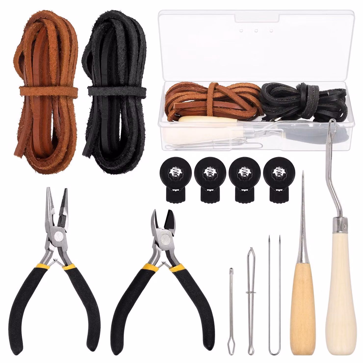 Guanto da baseball e set di attrezzi - Kit da 14 pezzi con diversi strumenti