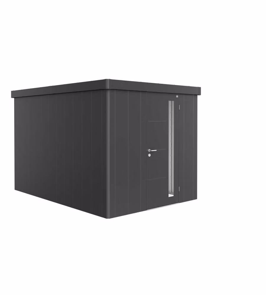 Casetta Neo 4B porta standard, grigio scuro metallizzato