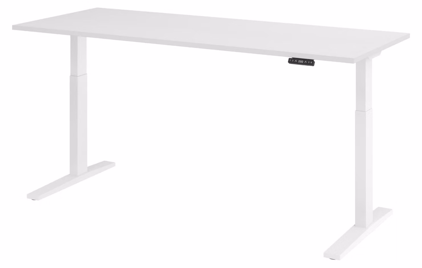 Scrivania elettrica bümö XMKA - Finitura: Bianco, Struttura: Bianco, Dimensioni: 200 x 80 cm