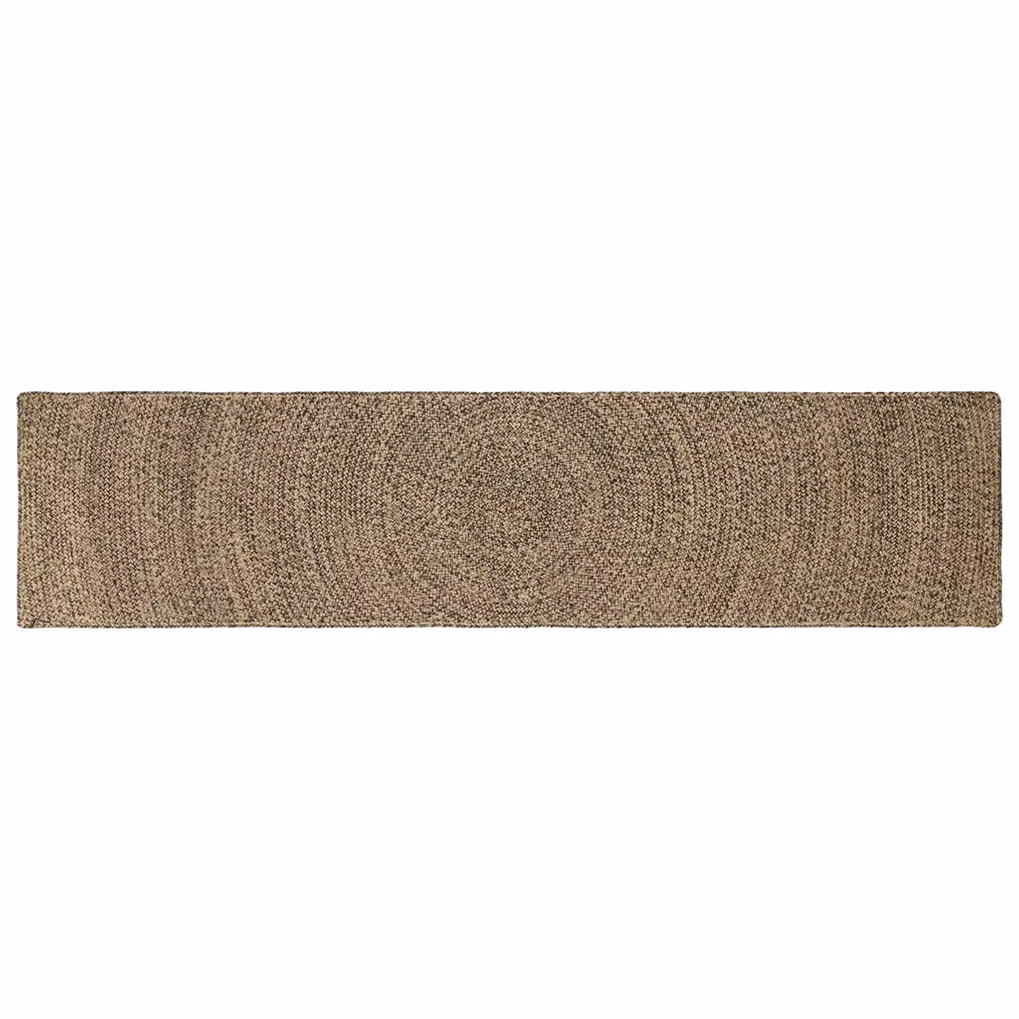 Tappeto da area moderno in juta vidaXL, rettangolare, beige e nero, L: 250 cm, P: 60 cm
