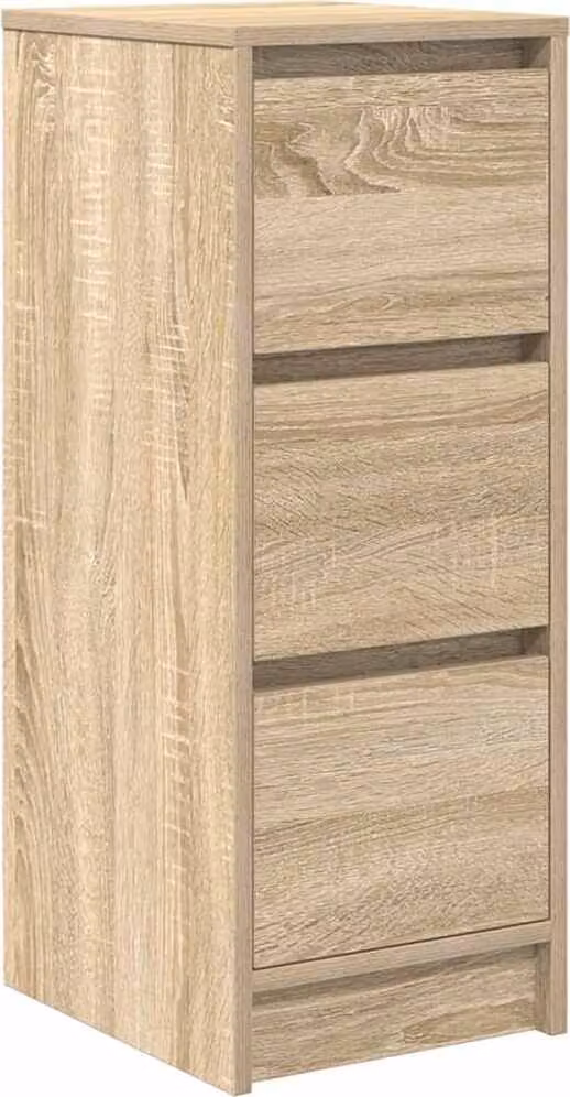 Credenza Rovere Sonoma 29,5x34x76 cm in Legno Multistrato