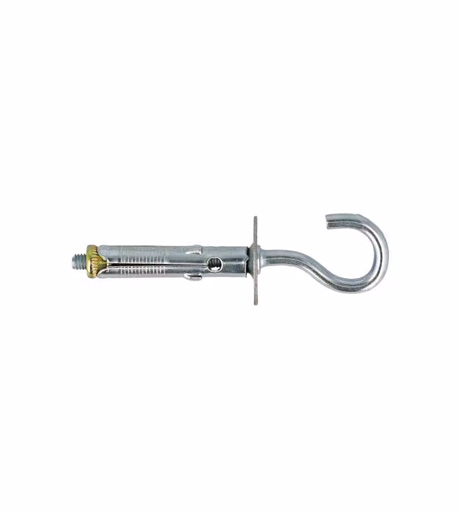 Tasselli in acciaio Diam. 8 x 45 con occhiolo aperto 6 pz.