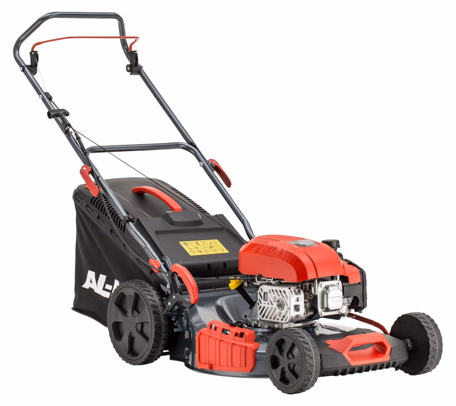 Tagliaerba a benzina - Larghezza di taglio: 46 cm - Potenza: 2,4 kW - Carrozzeria in acciaio - Adatto per prati fino a 1200 m²