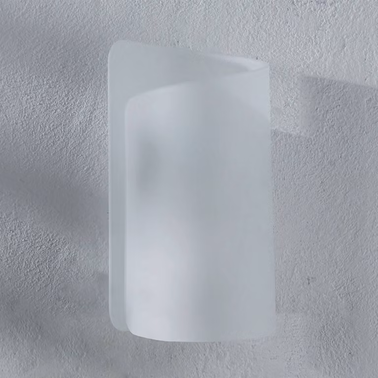 Selène Applique da parete PAPIRO, dimmerabile, Bianco / Opale, Soggiorno / Sala da pranzo, Vetro, Moderno, Applique
