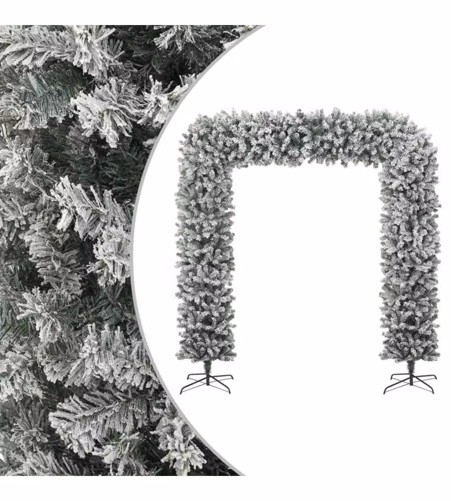 Albero di Natale ad Arco Innevato 240 cm