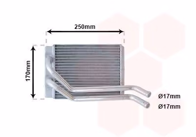 VAN WEZEL Scambiatore di calore, riscaldamento interno