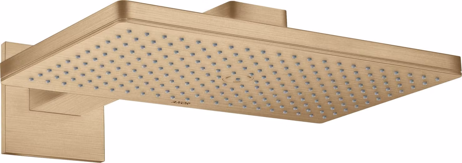 hansgrohe AXOR ShowerSolutions pomme de douche 460/300 1 jet, bras de douche, rosette carrée, 35278140, 35278140