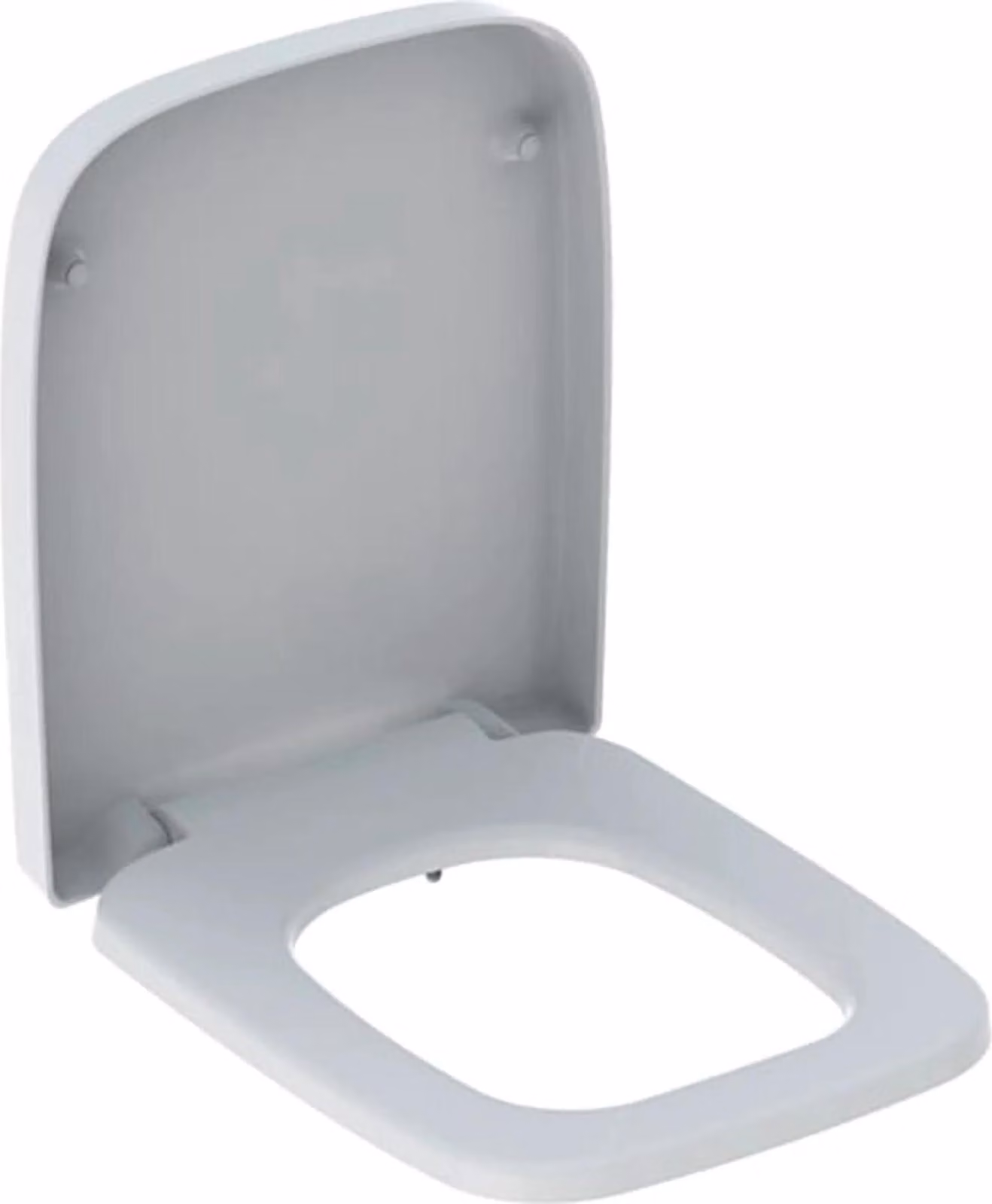Geberit Renova Plan Sedile WC con chiusura ammortizzata, bianco, 1 pz.