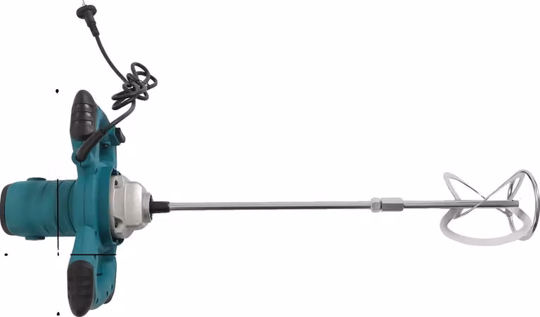 Betoniera, potenza 2100W, 6 velocità regolabili, blu
