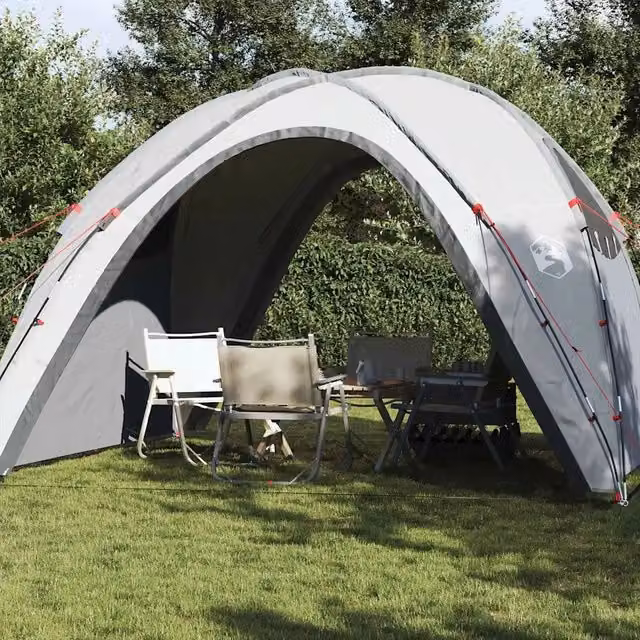 Tenda da campeggio bianca impermeabile in poliestere e fibra di vetro per feste 692070 – 1